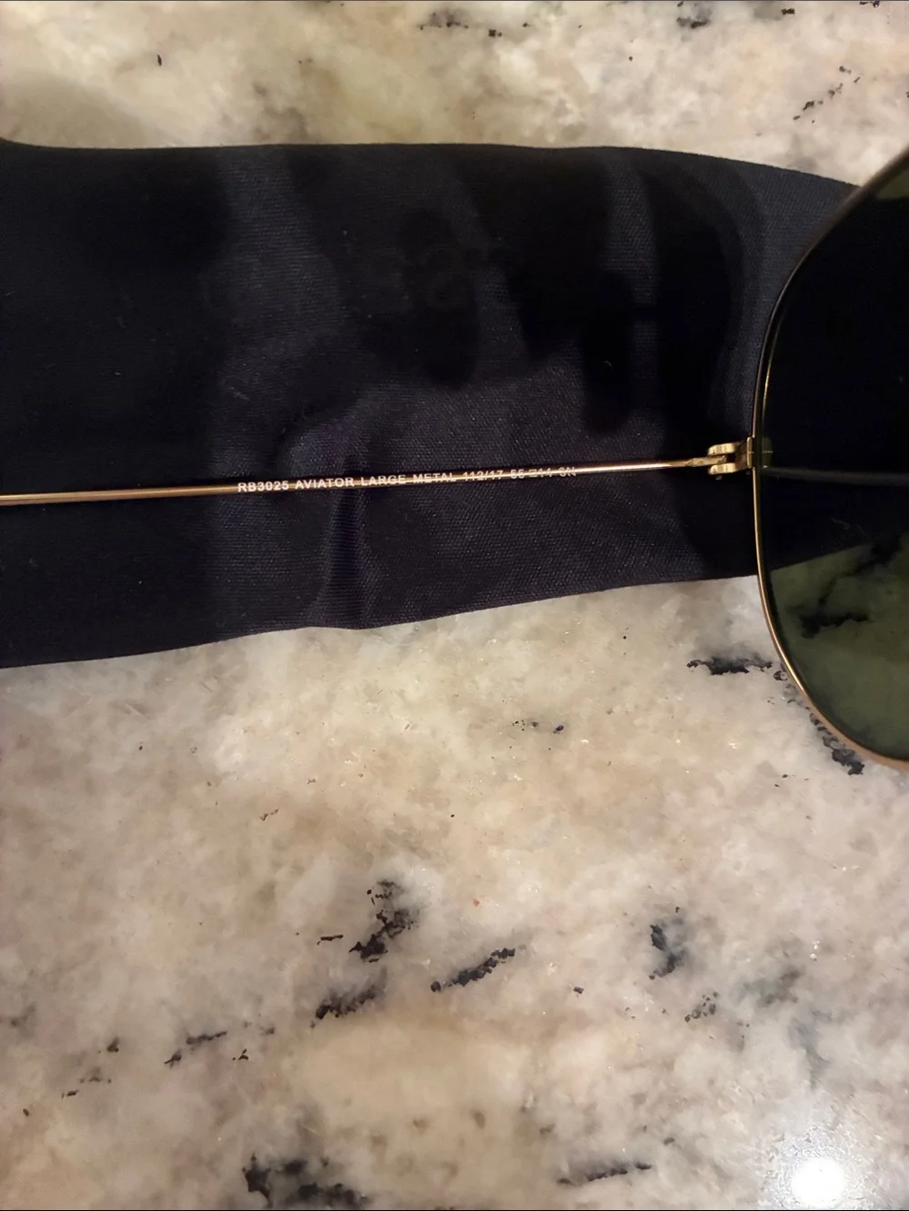 Ray-Ban Women’s Round Sunglasses with Blue Mirrored Lenses and Gold Frame